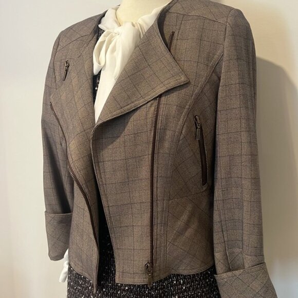 Clearance  Classy, biker style, business, casual, spring blazer size 8 MARQUIS - Picture 7 of 14